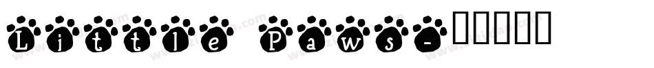 Little Paws字体转换